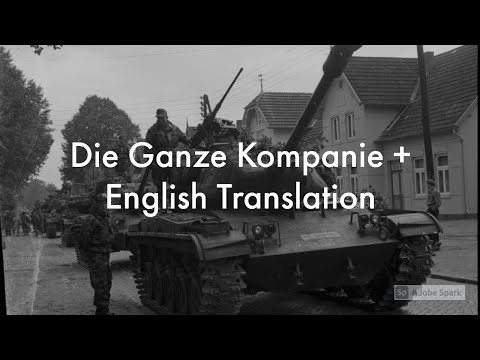 Die Ganze Kompanie English Translation Die Ganze Kompanie English Translation