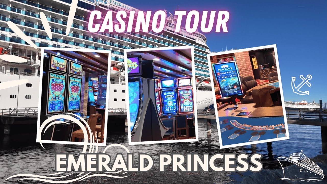 Gatsby’s Casino Emerald Princess | Full Cruise Ship Casino Tour