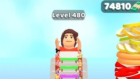 Pancake Run All Levels Level 479, 480 and Level 481 Android ios Gameplay walkthrough 🥞🥪🍔🥙🍱