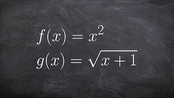 How to Compose Two Functions and Evaluate and Determine the Domain