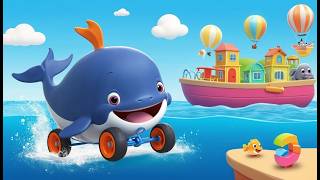 Un Bebe Baleine Fait La Course A Velo