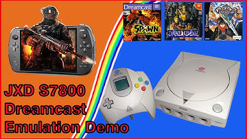 JXD s7800 Dreamcast Emulation Demo