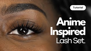 ANIME INSPIRED LASH SET | Eyelash Extension Tutorial