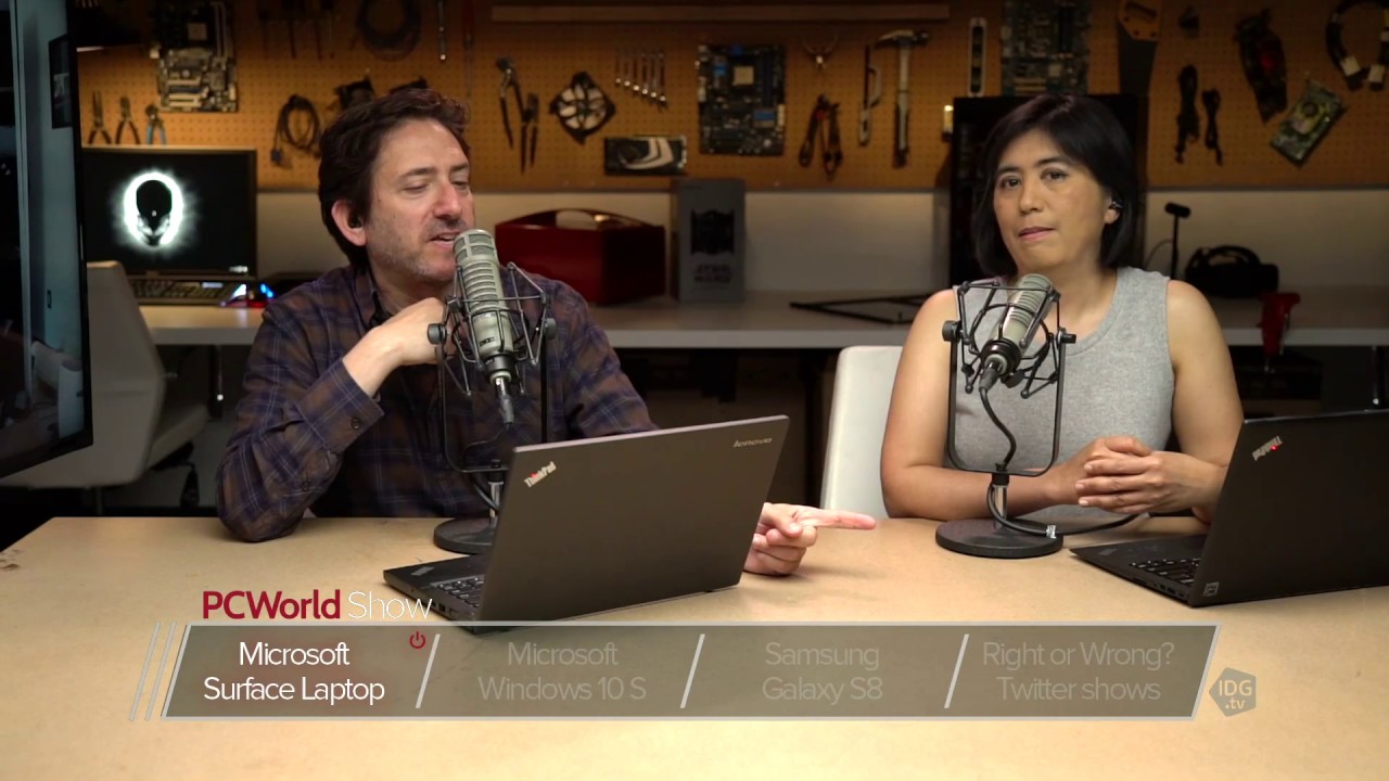 Surface Laptop, Windows 10 S, Samsung S8, and Twitter shows | PCWorld Show Ep 43 Surface Laptop, Windows 10 S, Samsung S8, and Twitter shows | PCWorld Show Ep 43