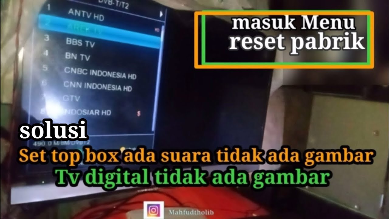 set top box ada suara tidak ada gambar tv digital tidak ada gambar