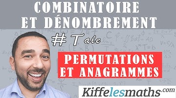 Permutations et anagrammes. Combinatoire et dénombrement.