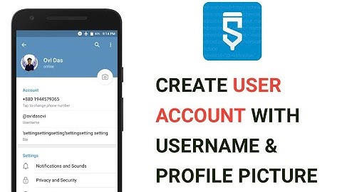 Create useraccount with Username & Profile picture (Sketchware+Firebase)