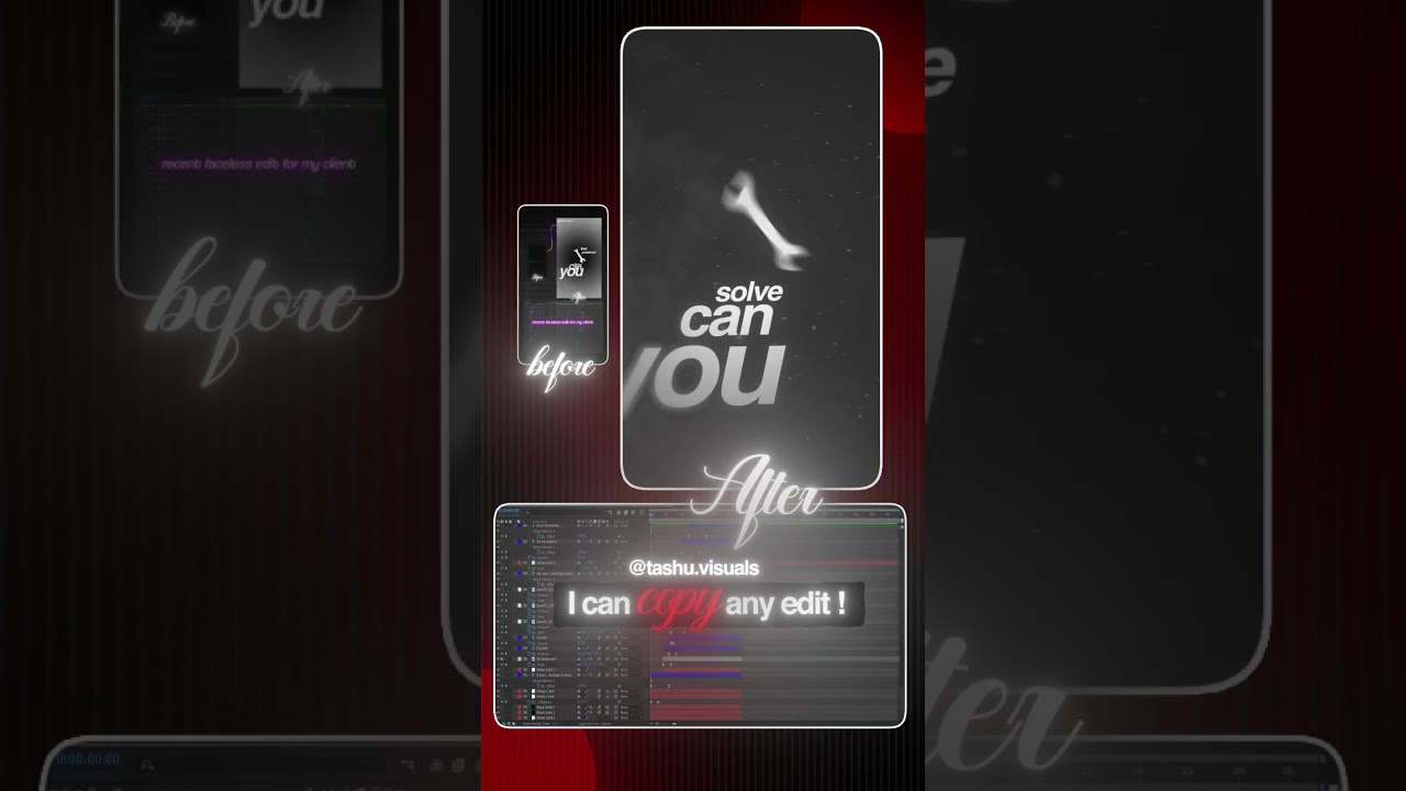 3d faceless reels #3dstyle #logo #aftereffects #money #beforeandafter #duet #editor #edits