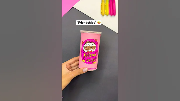 DIY BFF potato chips 🤩💖 #shorts #diy #craft #creative #tutorial #gift #artist #art #crafts