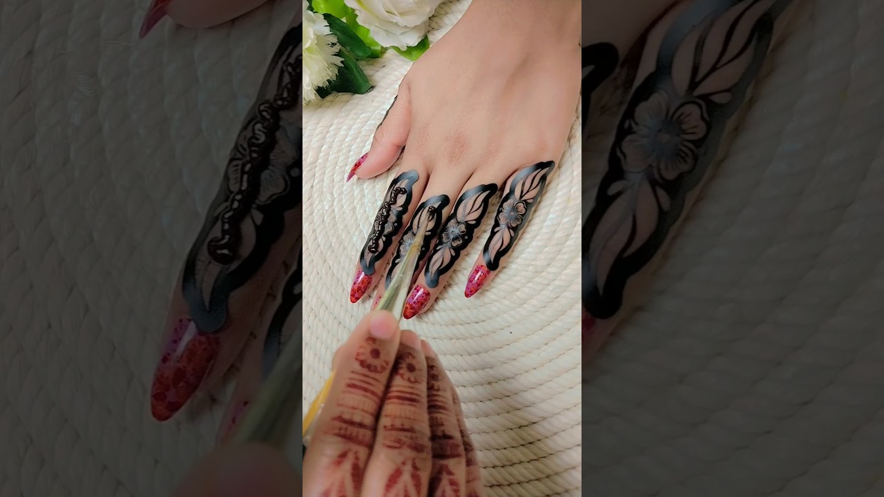Beautiful sticker mehndi design #shorts