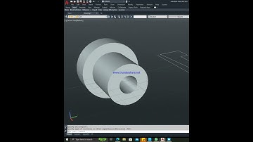 3D REVOLVE COMMAND IN AUTOCAD #shortvideos
