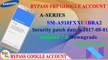 How To Bypass FRP Google Account A-Series A9 Pro  (SM-A910F)  Android 7.0 Downgrade Android 6.0.1