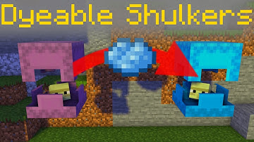 A FORGOTTEN Minecraft Update? Dyeable Shulkers Datapack for 1.16.1+