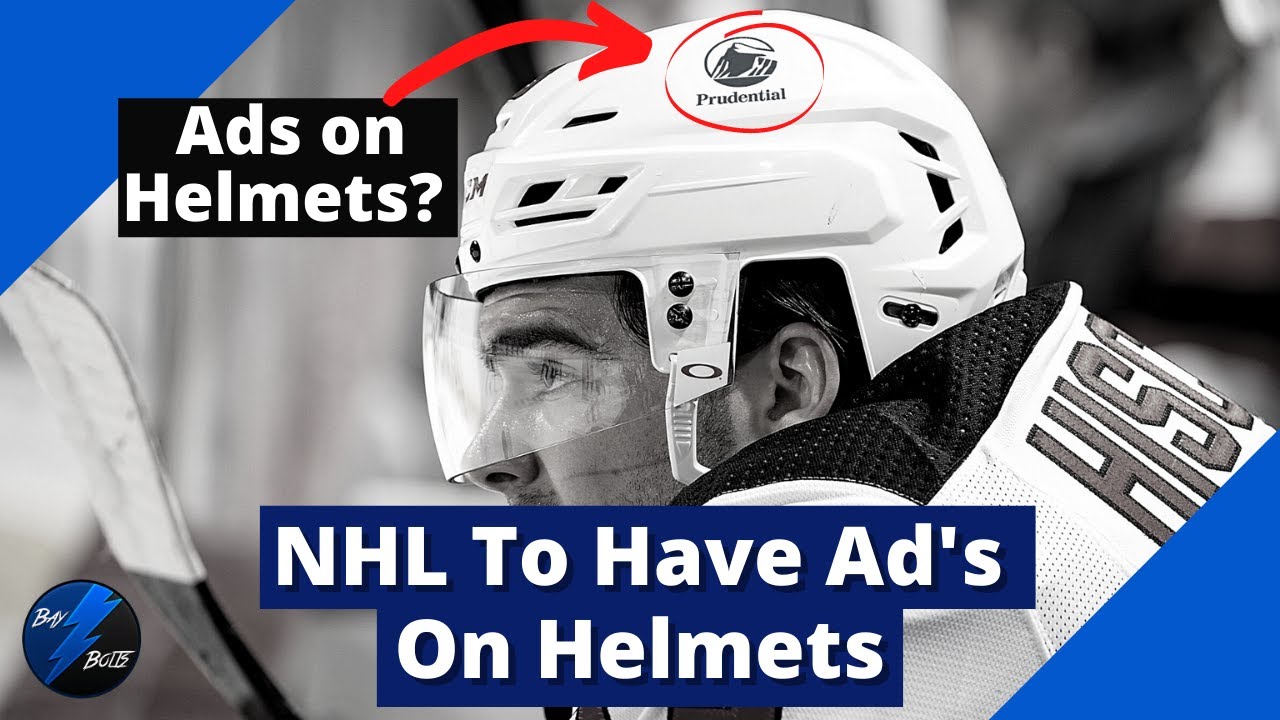 NHL to Have Ads on Helmets! YouTube