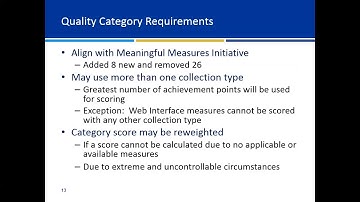 QPP: A Closer Look at the Performance Requirements for 2019