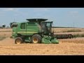 Aves Farms - Wheat Harvest Promo, John Deere 9560 Combine on 7-11-2013