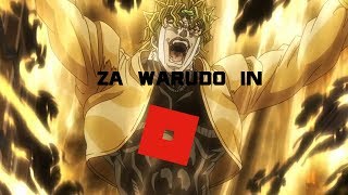 Za Warudo In Roblox By Intersect Power - roblox za warudo admin command