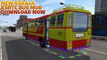NEW KERALA KSRTC Bus Mod In Bus Simulator Indonesia - Bussid Bus Mod - Bussid Car Mod - Bussid Mod