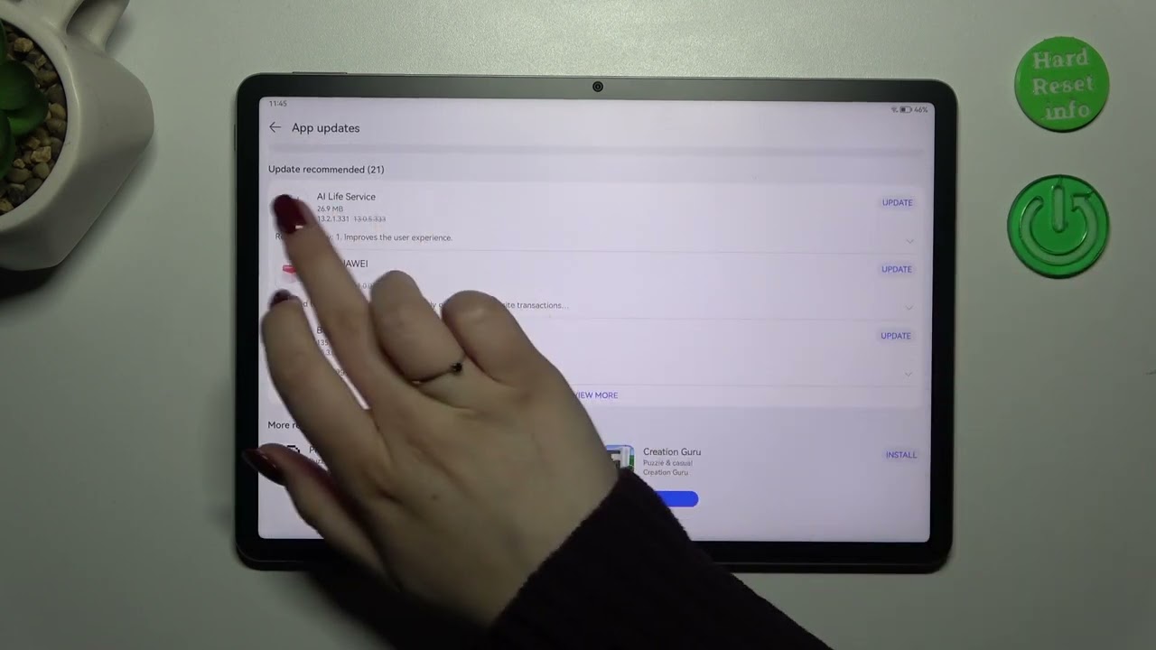 How to Update Apps on HUAWEI MatePad 11.5