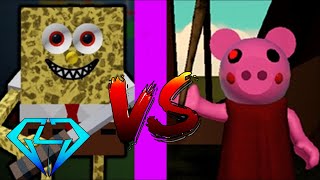 Roblox SPONGE VS PIGGY?! New Horror Game! Roblox SpongeBOB!