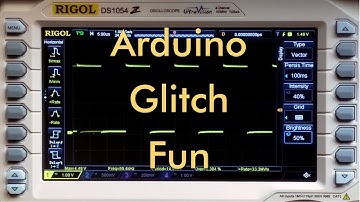 Arduino and Oscilloscope Latency-Glitch Fun