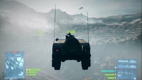 Battlefield 3 | Humvee Basejump on Damavand Peak | BF3 Theme Music Edit