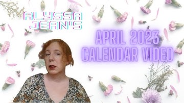 April 2023 Calendar Video