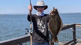 Pier Fishing Halibut with Swimbaits