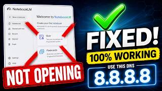 How to Fix NotebookLM Quiz or Flashcards Not Loading | 100% Working