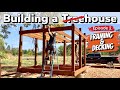 Building an Elevated Deck || Treehouse Build Part 2