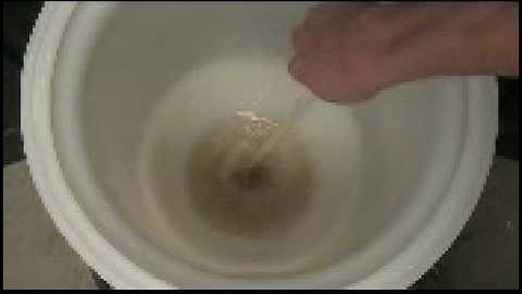 Learn To Brew 8 conical adding bentonite.wmv