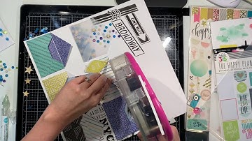 SpiegelMom Scraps DT 12x12 process video (City girl )