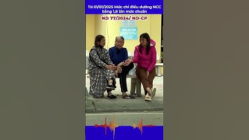 Mức chi Điều dưỡng Người có công bằng 1,8 lần mức chuẩn Tăng 35,7%