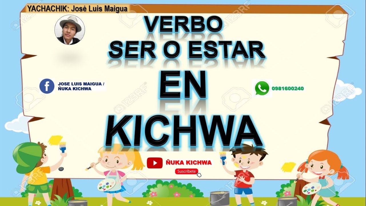 Verbo SER o ESTAR en KICHWA 👀 |  Verbo KANA |👨‍🏫 Conjugación y Oraciones | Verbo To be | 🙋‍♂️