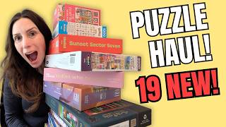 My Biggest Puzzle Haul Yet: 19 New Puzzles Unboxed