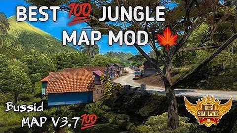 Bussid Map Mod V3.7_ Download Best Jungle 🍁 Map Mod For Bus simulator Indonesia #junglemap #mapmod 🍁