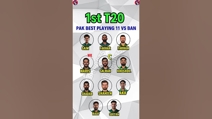 1st t20:Pak Playing 11 vs Ban #shorts #youtubeshorts #pakvsban #pakvsbangladesh #1stt20