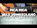 Pica pica - Vals venezolano (anonimo) partitura y tab - Guitarbn