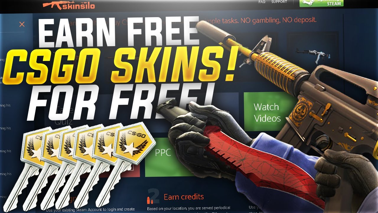 How To Get FREE Skins in CS:GO! + STEAM GIFT CARD GIVEAWAY! - YouTube