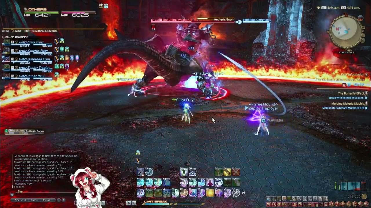 ไฮไลต์: Final Fantasy XIV - ultima weapon ex (lv.sync) - YouTube