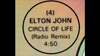 Elton John Circle Of Life (Radio Remix)