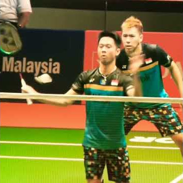 Kevin Sanjaya Sukomuljo Serve the K Serve Badminton Serve