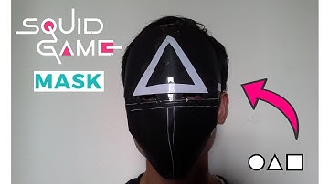 DIY Paper Squid Game mask | TUTORIAL |