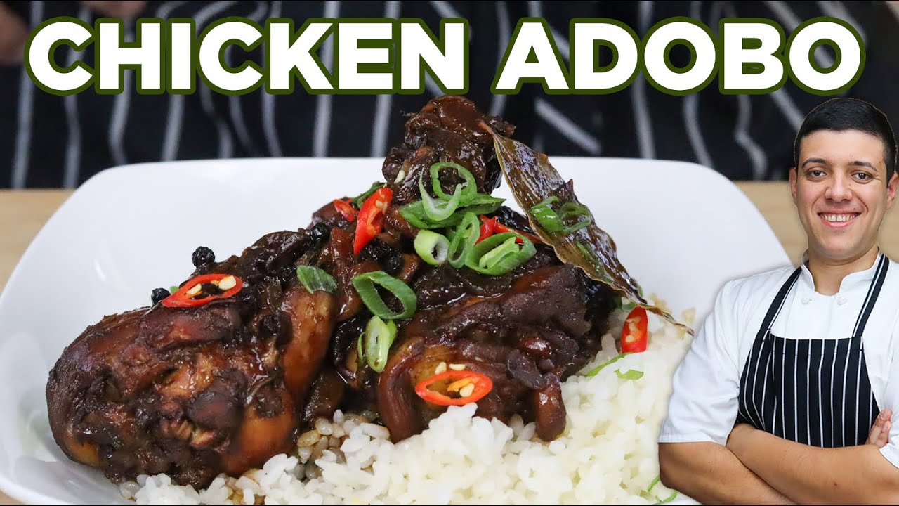 The Best Filipino Chicken Adobo   Filipino Chicken Adobo Authentic Recipe by Lounging with Lenny
