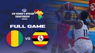 Guinea v Uganda | Full Basketball Game