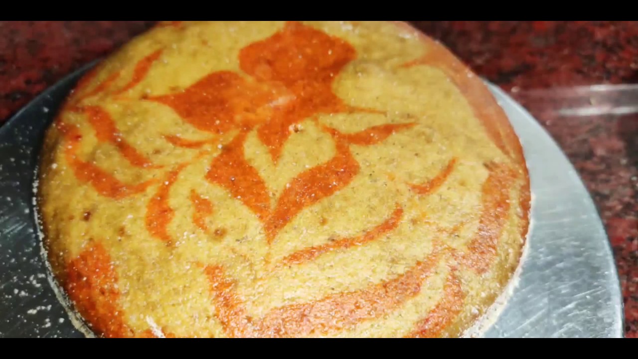 cake kaise banate hain, cake, payneppal cake बिना अण्डे और ओवन से बनाये जेबरा पाइनएप्पल केक