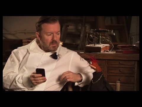 Ricky Gervais and Pepe The King Prawn | The Muppets