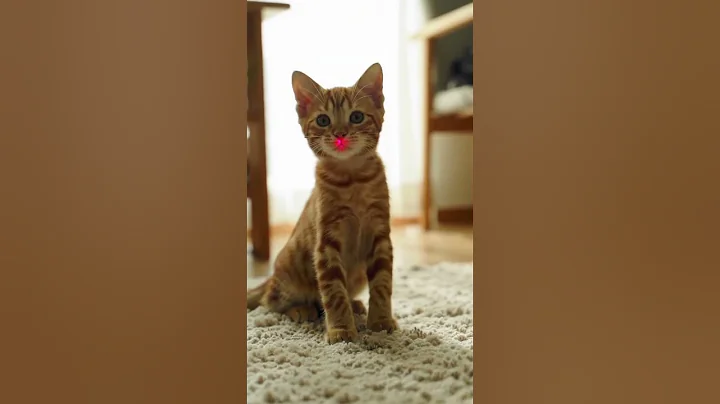 Video 10603571: cat ginger kitten, kitten hunting, funny cat