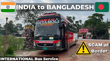 KOLKATA to DHAKA Bus Journey | DIRECT Bus via PADMA Setu | *ROBBED at BANGLADESH Border 😲*