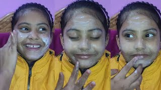 My 5 Years old Daughter (Pari) Winter Skin care routine. for soft and supple Skin. very soft skin. screenshot 2
